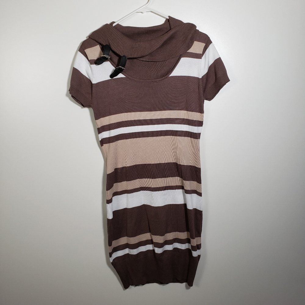 Short Sleeve Sweater Dress - Picture 1 of 6